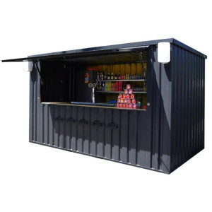 Сборный Контейнер Cafe-bar 4x2 RAL7016 Сборный Контейнер Cafe-bar 4x2 RAL7016 фото