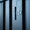 Сборный черный контейнер 3х2м RAL 9005 (Торцевая дверь)