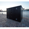 Сборный контейнер 3х2м RAL 9005 (Боковые двери)