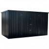 Сборный контейнер 5х2м RAL 9005 с боковыми дверями