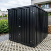 Сборный черный контейнер 3х2м RAL 9005 (Торцевая дверь)