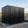 Сборный контейнер 3х2м RAL 9005 (Боковые двери)