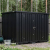 Сборный контейнер 3х2м RAL 9005 (Боковые двери)