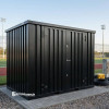 Сборный контейнер 3х2м RAL 9005 (Боковые двери)
