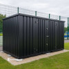 Сборный  контейнер 4х2 RAL9005 с боковыми дверями