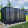 Сборный  контейнер 4х2 RAL9005 с боковыми дверями