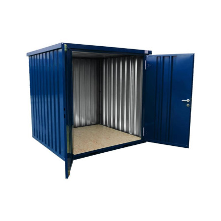 Сборный стальной контейнер 3х2м RAL 5010 (Синий)