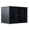 Сборный контейнер 3х2м RAL 9005 (Боковые двери)