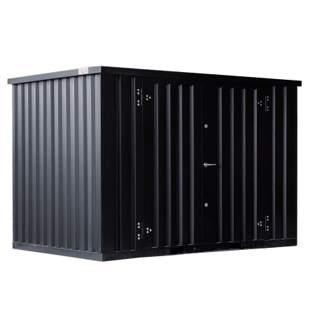 Сборный контейнер 3х2м RAL 9005 (Боковые двери)