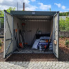 Садовый металлический сарай Garden 2.2x2.62 для хранения инвентаря и дров