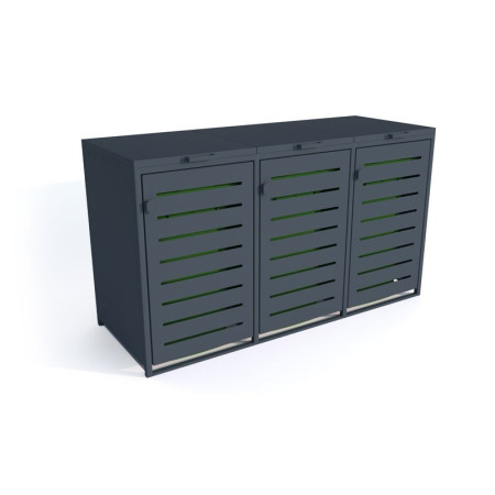 Бокс для хранения мусорных баков III 3x120l