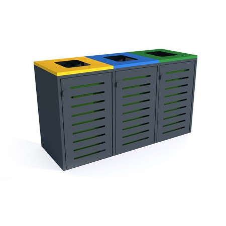 Бокс для хранения мусорных баков V 3x120l