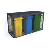 Бокс для хранения мусорных баков SX 3x120l